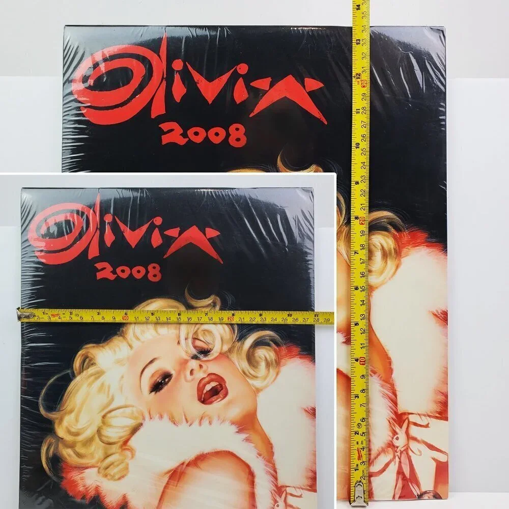 Olivia De Berardinis Calendar 2008 Pinup Art Light Shelf Age Sealed